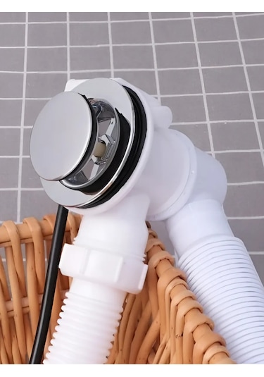 Matura 60 Cm Yarı Otomatik Banyo Taşmayı Önleyici Kurşun Ucu 305744965