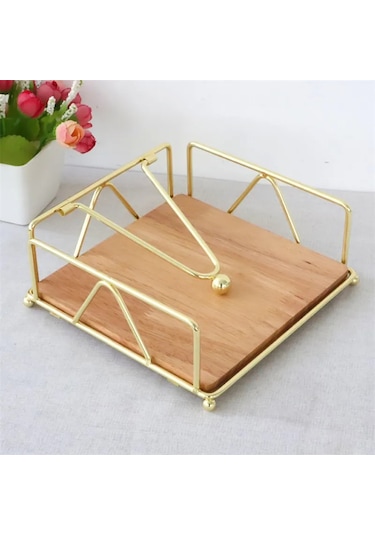 Beyaz Düz Peçetelik Metal Mutfak Peçeteliği Ağırlıklı Gergi Kolu İle Tezgah Masası İçin Rustik Doku Kağıt Dispenseri