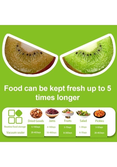 Pazly Kavanoz Vakum Makinesi 80kpa Siyah - Şarj Edilebilir, Kolay Kullanım, Gıda Saklama Siyah