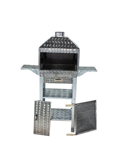 Metehan MTH-112 Davlumbazlı - Bacalı - Kanatlı - Çekmeceli - Maltız Izgaralı Mangal