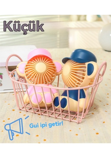 Aurora Sevimli Hayvan Şekilli Mini Yelpaze