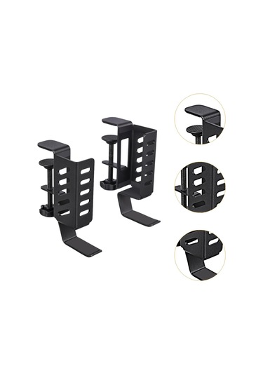 Suntek Masa Yanı Depolama Rafı Sağlam Masaüstü Siyah