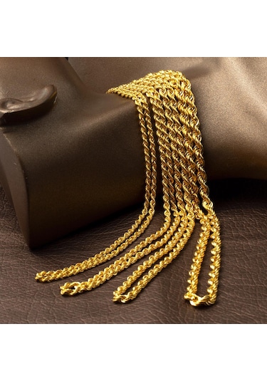 60 cm. Burma 8 Ayar Altın Zincir 8HL603