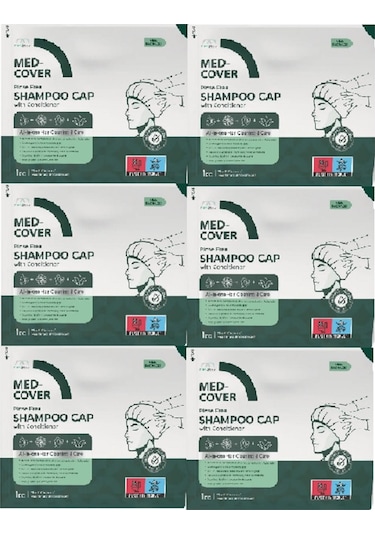 Med-cover Saç Yıkama Bonesi 6 Adet