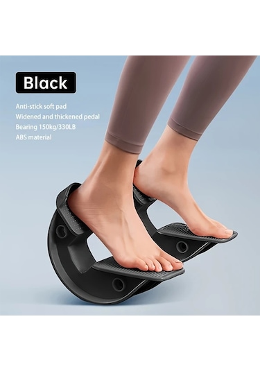 Willowhaven Siyah 2'li Profesyonel Bacak Ve Ayak Bileği Esneme Tahtası, Denge Antrenmanı, Masaj Ve Esneklik Eğitimi