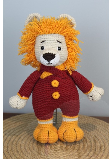 Aleylife Amigurumi Taraftar Bebek Sarı Kırmızı