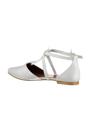 Fox Shoes Beyaz Kadın Babet D726537309