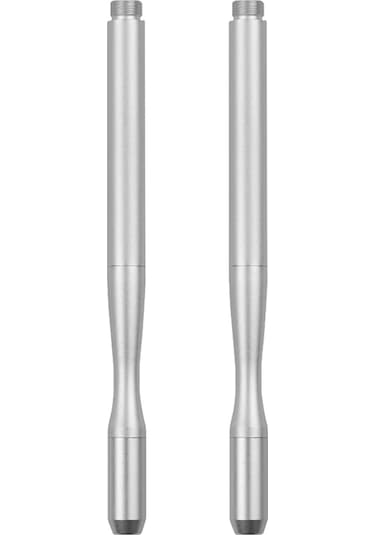 Vkemall 2 Adet Metal Kalem + Disk Uçlu Dokunmatik Stylus: Telefon Ve Tablet İçin Yüksek Hassasiyetli Çizim Ve Yazma, 2 Adet Yerine Konulabilir Disk + 2 Adet Fiber Uç Gümüş