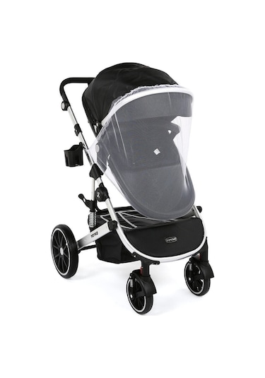 Ultra Lüx Capsule Egg Travel Sistem Bebek Arabası Siyah Silver