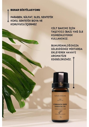 Bade Natural Tarçın Uçucu Yağı %100 Saf 10 ML