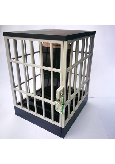 Mobil Cezaevi Hücre Kilidi Güvenlik Kafesi Depolama Kafesi Düzenli Oyuncak -