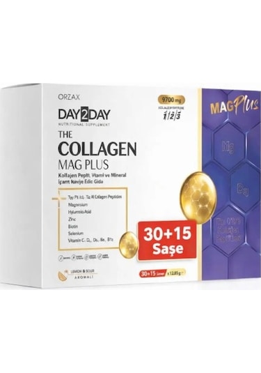 Day2day The Collagen Mag Plus 45 Saşe - %50 Daha Fazla