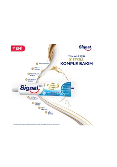 Signal Komple Bakım 8 Etki Beyazlatıcı Diş Macunu 75 ML