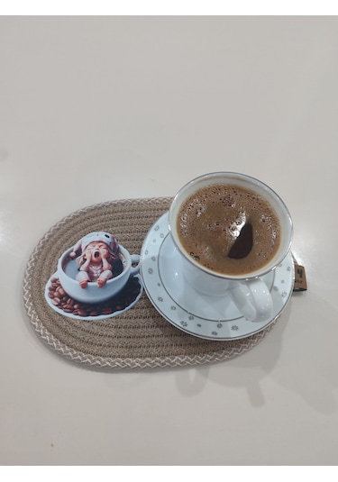 Kahve Finsanı Sunum Altlığı Nohut Rengi