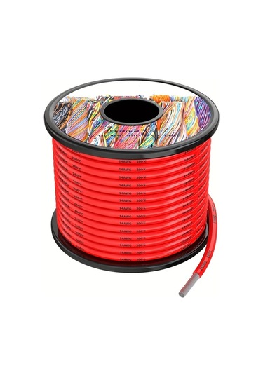 Xuweiwei Enbohao 10awg 25ft Silikon Elektrik Kablosu Lehimli Bakır Esnek Yüksek Isı Direnci
