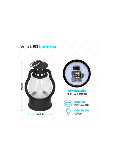 Xindoker Siyah Retro Led Feneri, Isımsı Beyaz Işık, Akülü, Askı Özelliği, Partiler/wedding Dekorasyonu, 95x43mm