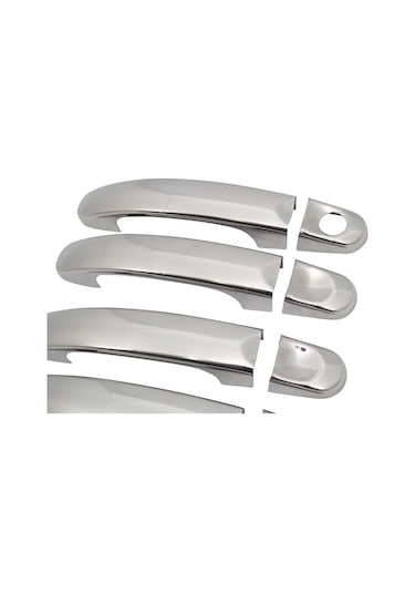 Volkswagen Transporter T6 Uyumlu 2015-2023 Krom Kapı Kolu 4 Kapı Paslanmaz  Çelik