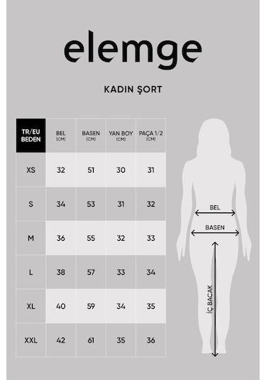 Elemge Kadın Pamuklu Lacivert Beli Ipli Şort Günlük Basic Regular Fit Cepli Normal Bel Rahat Esnek 2 Iplik Elemge Kadın Pamuklu Lacivert Beli Ipli Şort Günlük Basic Regular Fit Cepli Normal Bel Rahat Esnek 2 Iplik