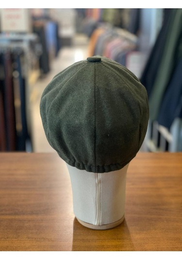 Peaky Blinders Tarz İngiliz Model Kaşe Kumaş Kasket Şapka Haki