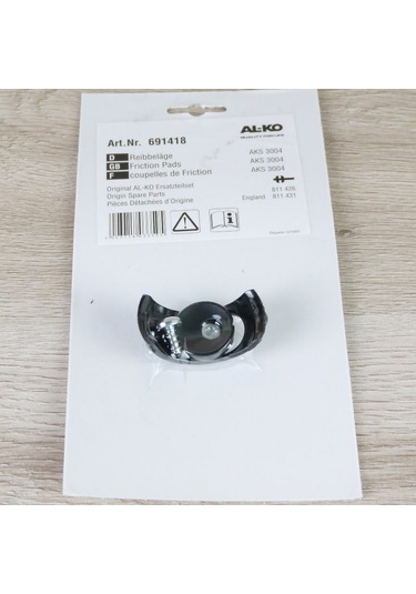 Al-Ko AKS 3004 Sürtünme Balataları Ön ve Arka Seti