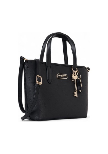 Pierre Cardin Logo Detaylı Siyah Kadın El Çantası 05pc25k102-p Siyah