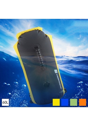 Sones Luckstone 60l Su Geçirmez Sırt Omuz Çantası Şişme Tote Kova Çantası Mavi