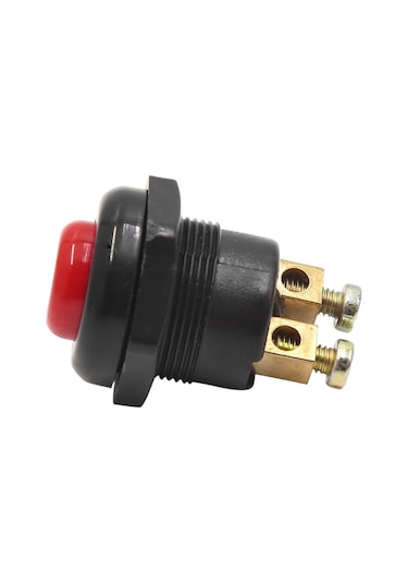 Powermaster Ic-180a-1 22mm Plastik 2p Marş Korna Butonu Kırmızı