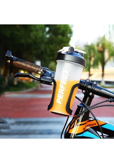 Cordial Siyah Pp Bisiklet Bardak Tutucu 360 Derece Döner Elastik Tutuş Çocuk Arabası Aksesuarı Siyah