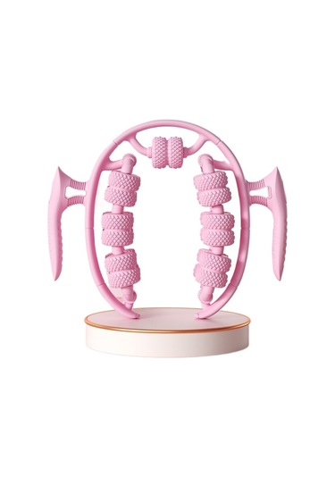 Soulader Köpük Silindir Yoga Ekipmanı Esneme Masaj Çubuğu Spor Aleti Fitness Roller Pembe