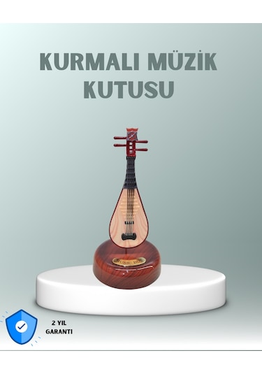 Zengemtx Enstrüman Figürlü Melodi Çalan Dekoratif Müzik Kutusu
