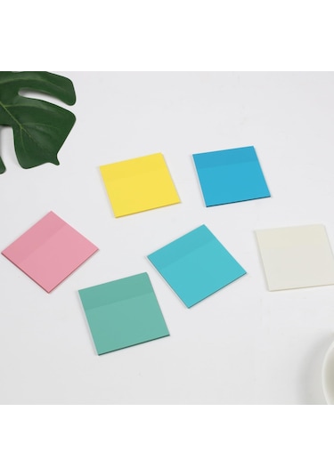 Gen-of Şeffaf Post-it Yapışkanlı Not Kağıdı 76x76 Mm 40 Yp