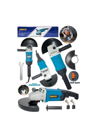 Deko Turkey ST30AG Devirli Taşlama Makinesi 180 MM