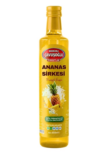 Bozkırlı Çavuşoğlu Doğal Fermantasyon Ananas Sirkesi 500 ML