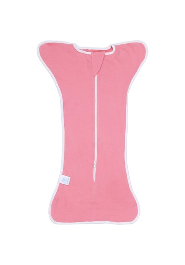 Hangfox 0-3 Ay Bebekler İçin Pamuklu Esnek Sarılamak Uyku Torbası, Yumuşak Nefesli, Pembe M 60cm Kırmızı