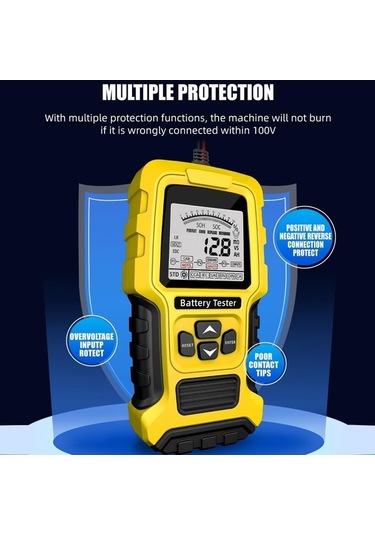Maoyaya 12volt/24volt Araba Akü Test Cihazı, Döngü Testi, Hafif Araba Döngüsü