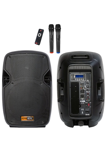 Hs-1300a Mikrofonlu Taşınabilir Ses Sistemi Seti 10 İnç 1300w