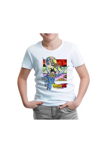 Dragon Ball Daima Ejderha Shen Long Beyaz Çocuk Tshirt 001