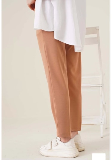 Modaserdem Tam Kalıp Basic Eşofman Pantolon - Kahverengi Kahverengi