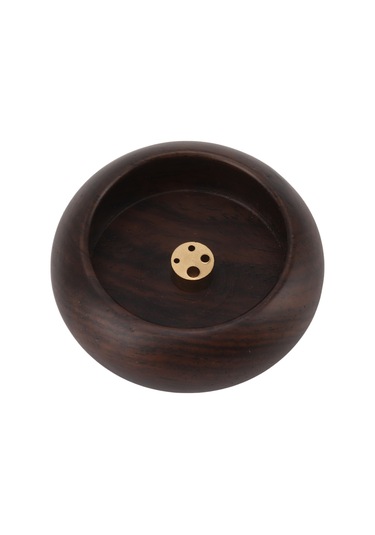 Shineyee Küçük Tahta Külhan: Saf Bakır Çoklu İbrik, Minyatür Boy, Ofis/ev İçin Aromatik Koku Dağıtıcı, Dekoratif Tasarım