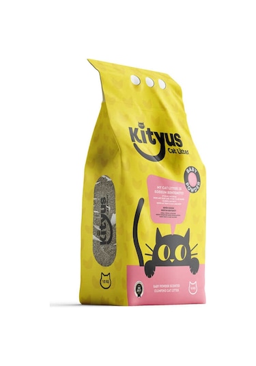 Toi Moi Kityus Bebek Pudrası Kokulu Sodyum Bentonit Kedi Kumu 10 L