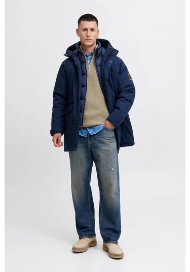 Jack & Jones Erkek Kazak 12278919 Bej Bej