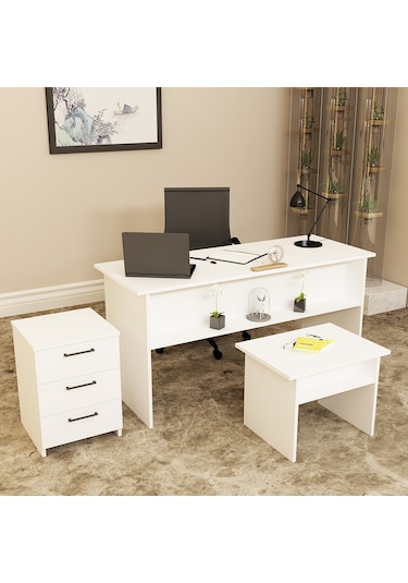 KALENDER DEKOR MERKÜR-1-2-3 OFİS BÜRO MASASI TAKIMI MRK01