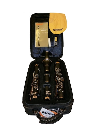 Wisemann Dcl-G200 4 Yüzük Amati Stil Nikel Tuş Sol Klarnet Seti