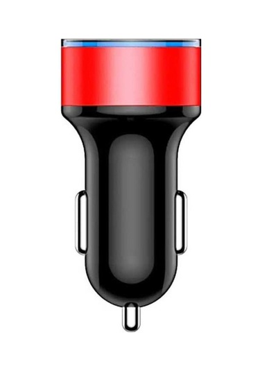 Ulzyvf Usb Soketi Sigara Şarj Portlu Lcd Ekran Cihazı Çift Çakmak Araç 3.1a 2 12-24v Gy
