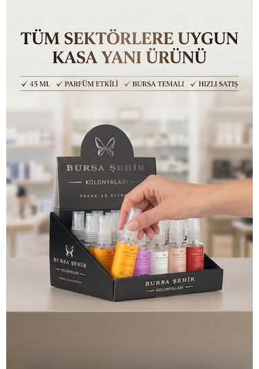 Mini Kolonya Seti, 40'lı Sprey Kolonya, Parfümlü Kolonya, 2'li Set
