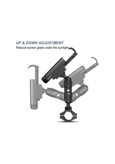 Joyhub Bisiklet Telefon Tutacağı 360 Derece Dönüşlü Alüminyum Siyah Yok Havalandırma