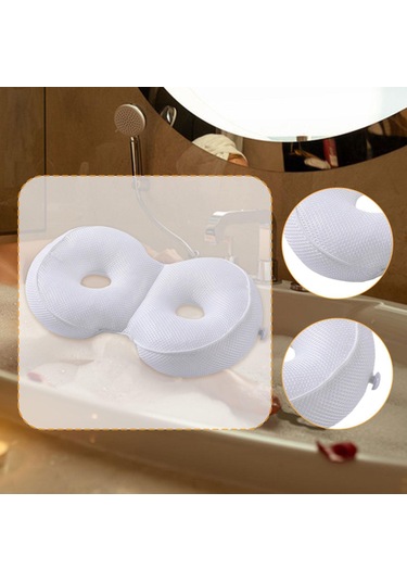 Suntek Küvet Minderi Hafif Taşınabilir Kalça Desteği İç Beyaz