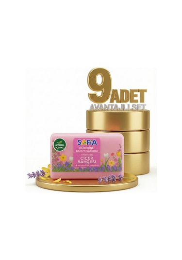 Safia Gliserinli Çiçek Bahcesi Banyo Sabunu 9x150 Gr Gliserin