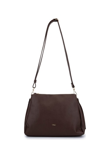 Tamer Tanca Kadın Suni Deri Kahverengi Kol Çantası 1003 2033 Bn Cnt Sk25-26 Acı Kahve Fltr Acı Kahverengi