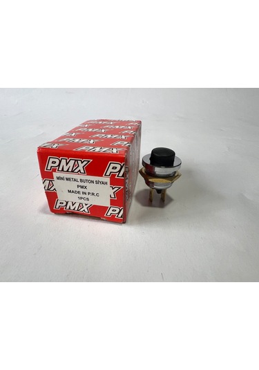 Metal Mini Küçük Siyah Buton Korna Isıtma Kızdırma Düğmesi Kaliteli Yuvarlak 1 Adet / Siyah